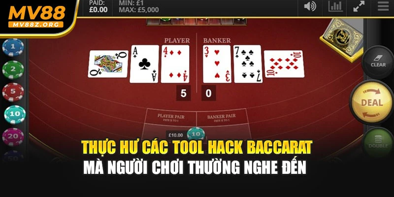 Thực hư các tool hack baccarat mà người chơi thường nghe đến